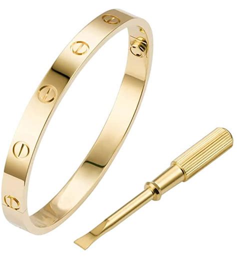 cartier love earrings dupe amazon|cartier love bracelet duplicate.